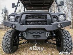 SuperATV Heavy Duty Front Bumper for Kawasaki Mule Pro FXT / FX / DX / DXT / FXR