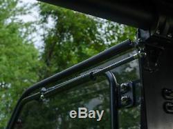 SuperATV Heavy Duty Full Cab Enclosure Doors for Kawasaki Mule Pro FXT / DXT