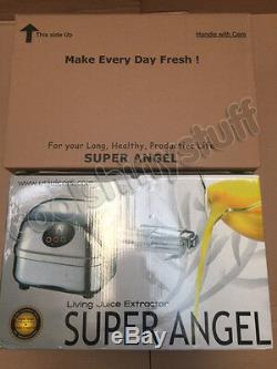 Super Angel Pro Stainless Steel Juicer, Heavy Duty Juice Extractor