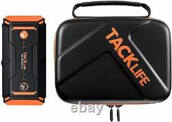 TACKLIFE 12V Heavy Duty Truck Battery Booster Pack Jump Starter Box Portable