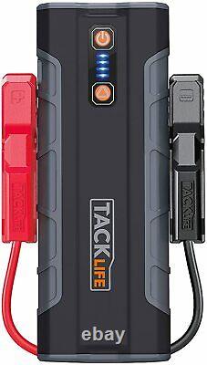 TACKLIFE 12V Heavy Duty Truck Battery Booster Pack Jump Starter Box Portable