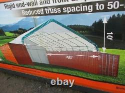 TMG Industrial Pro Series 30x40x10' Container Shelter/ Heavy Duty 17oz Fabric