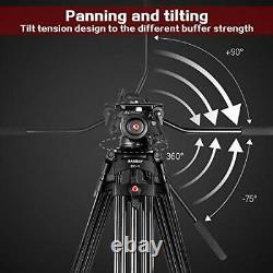 Tilt Tension Design? RAUBAY 70.8 Professional Heavy Duty Video Camera Tripod