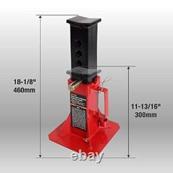 Torin Heavy Duty Pin Type Professional Car Jack Stand with Lock, 12 Ton Capacity