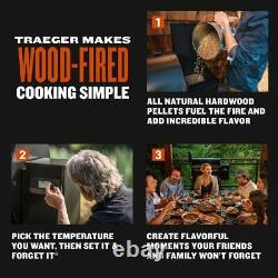 Traeger Pro 34 Wood Pellet Grill Heavy Duty Steel Barbecue Smoker 884 sq. Inch