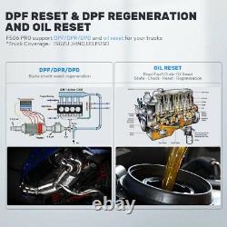 Truck DPF Regen Professional Diagnostic Oil ABS Heavy Duty Truck Scanner F506Pro