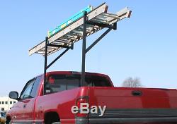 Truck Ladder Rack Steel Single Sided Adjustable Multi Use Heavy Duty Pro 250 Lb