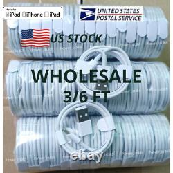 USB Charger Cable Cord For Apple iPhone 6 7 8 X XR 11 12 13 14 Pro Max Wholesale