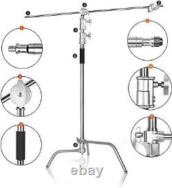 US Professional Heavy Duty Studio C-Stand with Gobo Arm Grip Heads Century Stand