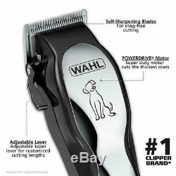 WAHL PET CLIPPERS Professional Heavy Duty Trimmer Thick Hair Dog Grooming Kit
