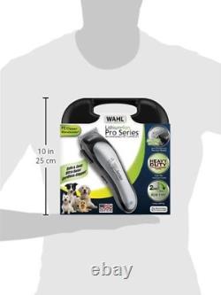 Wahl Lithium Ion Pro Series Cordless Animal Clippers Rechargeable, Heavy-Duty