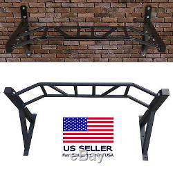 Wall Mounted Heavy Duty Chin Pull Up Bar Gym Workout Fitness Training Pro Mount