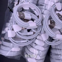 Wholesale Bulk Lot 3/6Ft USB Cable For Apple iPhone 13/12/11/XR/8/7 Charger Cord