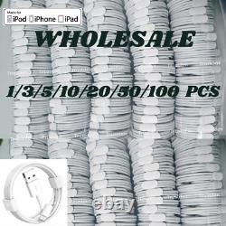 Wholesale Bulk Lot 3/6Ft USB Cable For Apple iPhone 14/13/12/11/8/7 Charger Cord