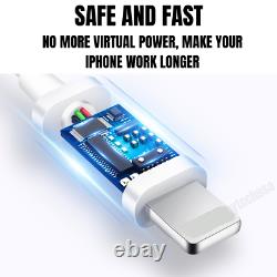 Wholesale Bulk USB Fast Charger Cable 3Ft 6Ft For iPhone 11 Pro XR 8 7 Plus Lot