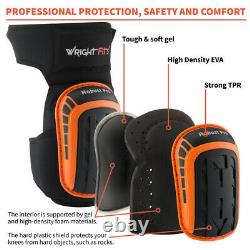 WrightFits Robust Pro Gel Knee Pads Heavy Duty Gel Cushion Knee Protection DIY