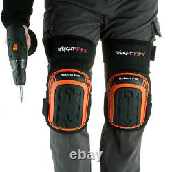 WrightFits Robust Pro Gel Knee Pads Heavy Duty Gel Cushion Knee Protection DIY