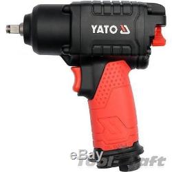 Yato professional heavy duty 3/8 twin hammer air impact wrench 400 Nm (YT09501)