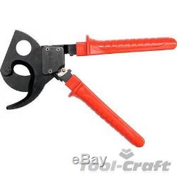 Yato professional heavy duty ratchet cable cutter up 380mm square (YT18602)