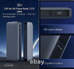 ZMI PowerPack 25000mAh Pro Power Bank USB-C PD Charger For Phones iPhone MacBook