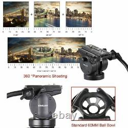 ZOMEI Professional Heavy Duty DV Video Camera Tripod with Fluid Pan Head VT666