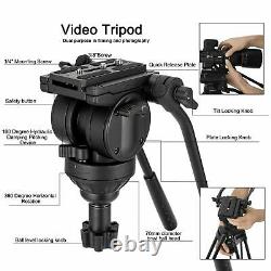 ZOMEI Professional VT666 Heavy Duty Camcorder Tripod Camera Tripod Fluid Head